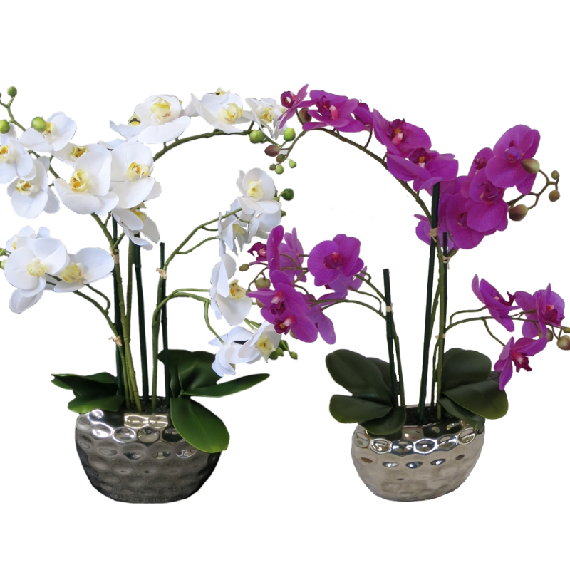 Jetzt kaufen! - Keramiktopf mit € Kunstpflanze cm ca. XL 53 hoc, 37,99 Orchidee