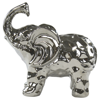 Jetzt kaufen! Online-Shop 7,99 € Daro-Deko Figur , – Der Elefant silber - Deko